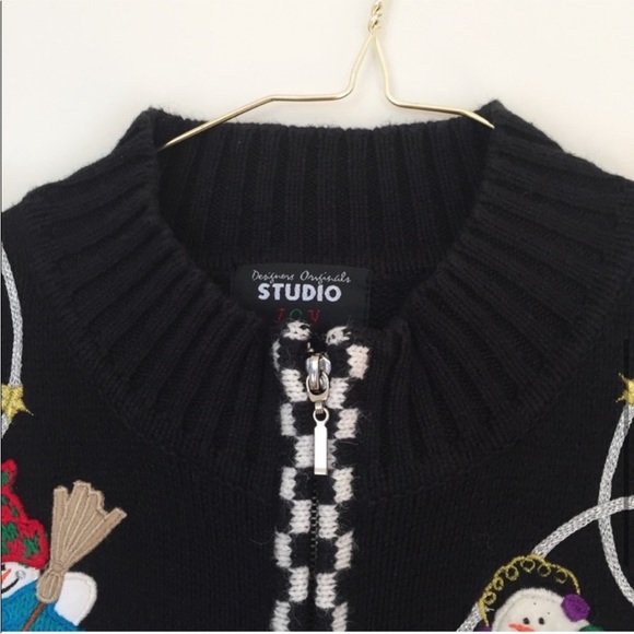 Designers Originals Studio Snowman Ugly Christmas Vest - Picture 5 of 8